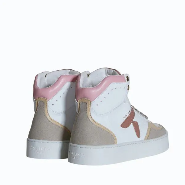 Ashoka Paris Ashoka Paris Mateo High-Top Sneaker Rosa Trio, Biobasiert & Recycelt – Produktbild 3 von 4