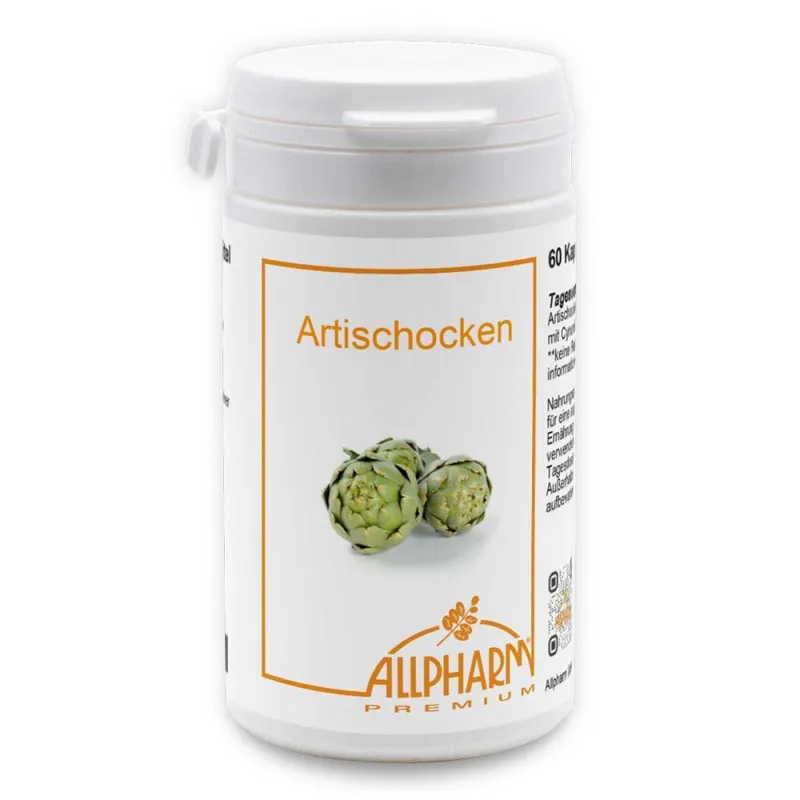 ALLPHARM Artischocken Allpharm Premium Kapseln – Produktbild 1 von 1