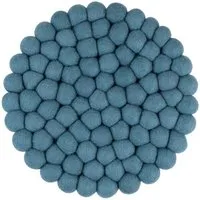 myfelt myfelt Filzkugel Topfuntersetzer (⌀ 20 cm), Blau (nilo), – Produktbild 1 von 1