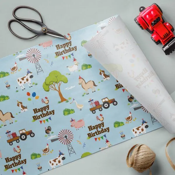 Fines Papeterie Fines Papeterie Geschenkpapier BIRTDAY Edition für Kinder 3m auf Rolle 300x47 cm verschiedene Motive – Produktbild 2 von 8