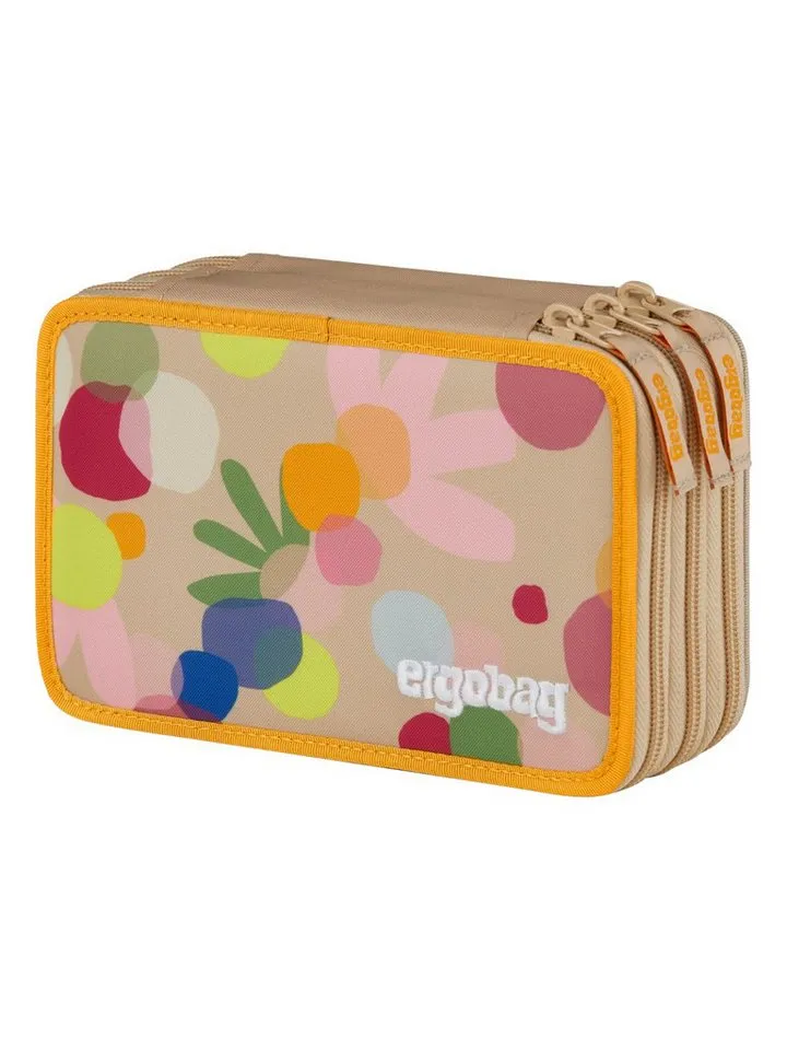 Ergobag Ergobag Federmäppchen Maxi Mäppchen, (1-tlg), mit Stiften befüllt, Beige, – Produktbild 1 von 3