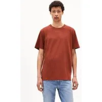 ARMEDANGELS ARMEDANGELS MAARKOS Herren Heavyweight T-Shirt aus recyceltem Baumwoll Mix, Dark amber, – Produktbild 1 von 1