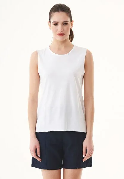 ORGANICATION ORGANICATION Top aus TENCEL Modal und Bio-Baumwolle, Weiß(white), – Produktbild 1 von 4