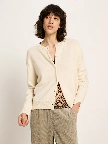 LANIUS LANIUS Boxy Strickjacke, Off white, – Produktbild 1 von 4