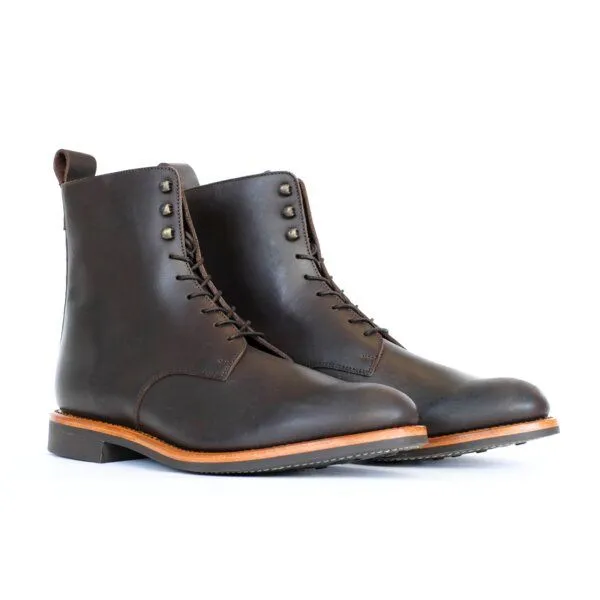 SORBAS SORBAS Welted No.7 rahmengenähte Stiefel aus Leder, Dark brown (dunkelbraun), – Produktbild 3 von 8