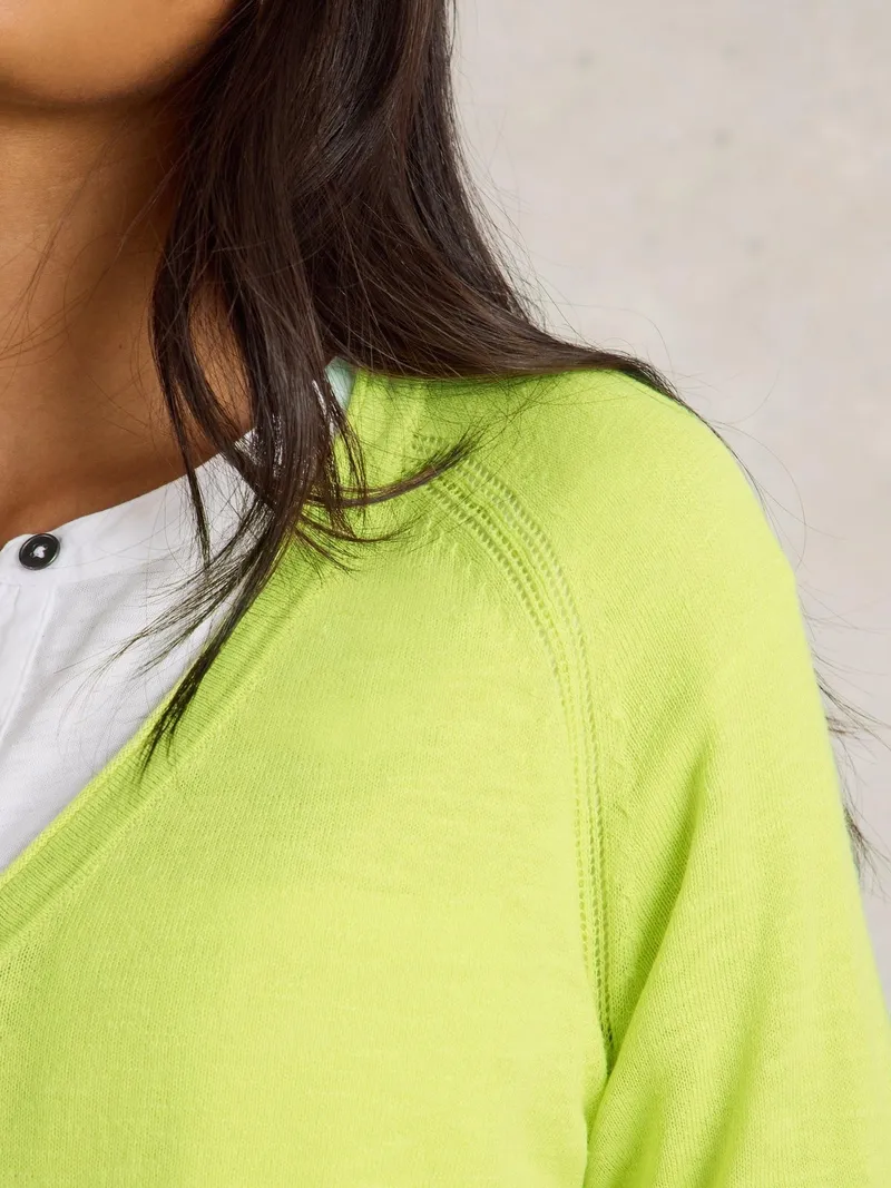 White Stuff Pullover Naria aus Leinenmischung - 34, Gelb, – Produktbild 3 von 4