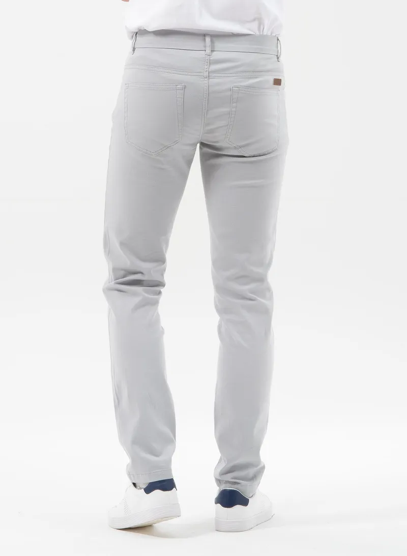 ORGANICATION ORGANICATION Herren vegan Slim Fit Hose Grau, Hellgrau, – Produktbild 1 von 2