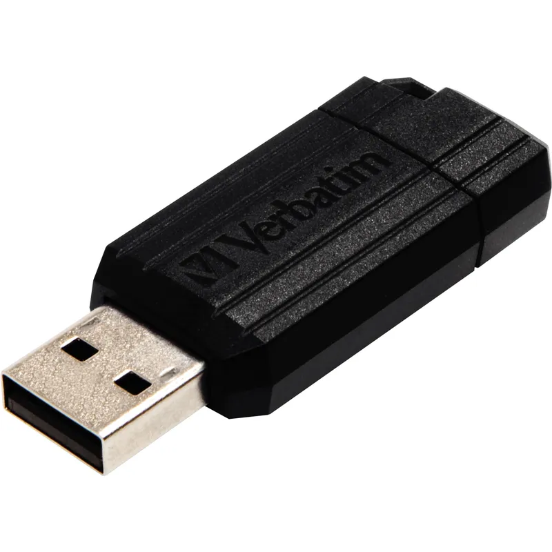 Verbatim Verbatim USB-Stick 'PinStripe' schwarz, 32GB, USB 2.0 – Produktbild 5 von 6