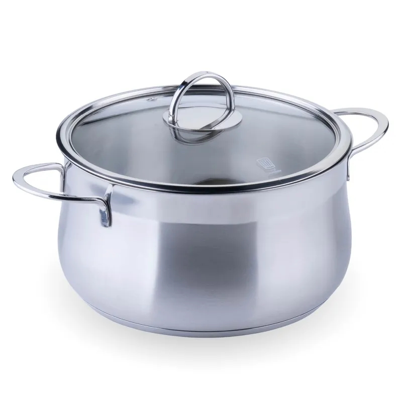 Chefkoch trifft Fackelmann Chefkoch trifft Fackelmann Kochtopf mit Glasdeckel Leipzig, Ø24cm – Produktbild 1 von 2