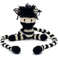Kenana Knitters Kenana Knitters Stofftier ZEBRA (zum anbinden) aus Bio-Baumwolle. Made in Africa. – Produktbild 1 von 1