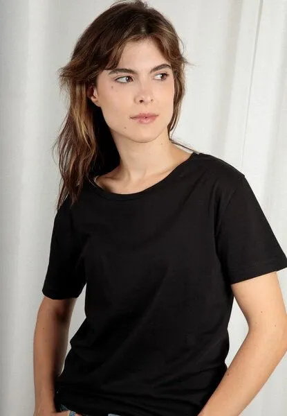 TORLAND TORLAND Damen T-Shirt SERENA, Schwarz (black), – Produktbild 1 von 4