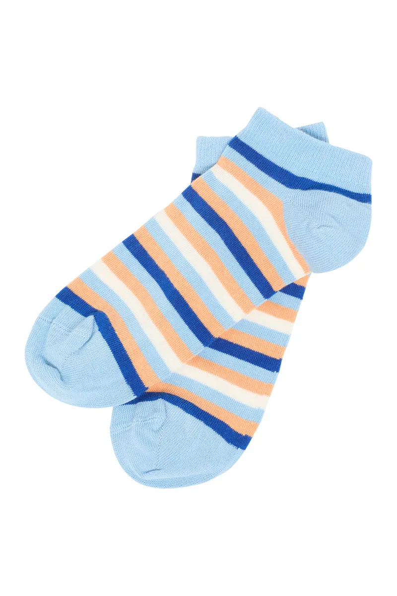 Tranquillo Sneakersocken Antoniaa aus Bio-Baumwolle - stripes / 35–38 – Produktbild 1 von 2