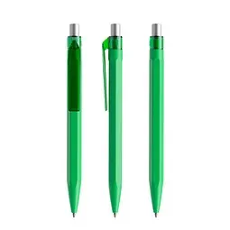 prodir prodir QS50 PMT Push Kugelschreiber, Bright Green-Silver satin finish – Produktbild 1 von 1