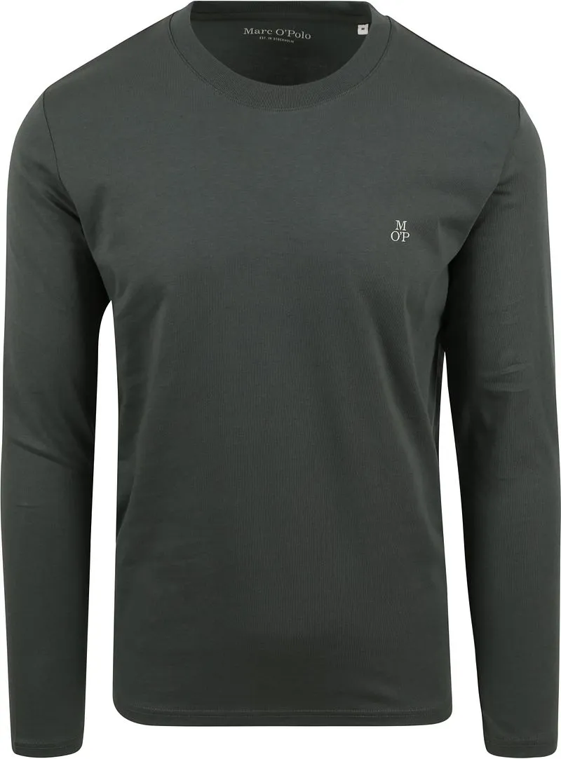 Marc O'Polo Marc O'Polo Long Sleeve T-Shirt Dunkelgrün - Größe XL, Dunkelgrün, – Produktbild 2 von 5