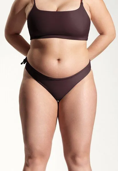 Oy Oy Surf Bikini Hose „Tope“, Auberginenviolett, – Produktbild 1 von 4