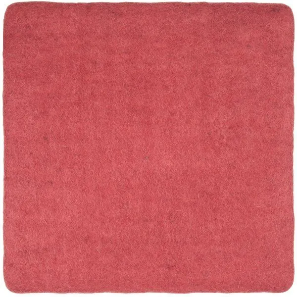 myfelt myfelt Flachfilz Sitzauflage (⌀ 36 cm, 36 x 36 cm), Weinrot (kaja), – Produktbild 1 von 4