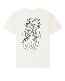 vis wear vis wear Qualle - Göttin im Ozean - Unisex T-Shirt - Recycled Bio Baumwolle – Produktbild 1 von 1