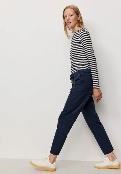 recolution Damen Jogg Chino aus Bio-Baumwoll Mix - KALE - recolution, Dark navy (blau), – Produktbild 4 von 4