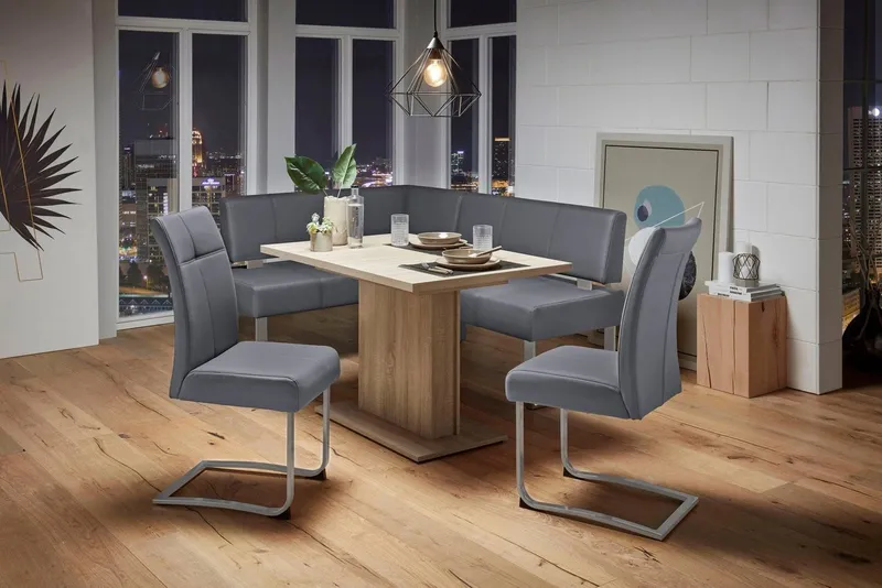 OTTO home Eckbank Rab, in 2 Breiten (180 oder 200 cm), Bezug in verschiedenen Qualitäten, Grau, – Produktbild 7 von 8