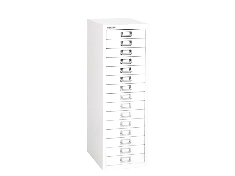 Bisley Bisley Schubladenschrank 15 Schübe, DIN A4 weiß – Produktbild 1 von 2