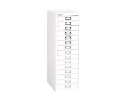 Bisley Bisley Schubladenschrank 15 Schübe, DIN A4 weiß – Produktbild 1 von 1