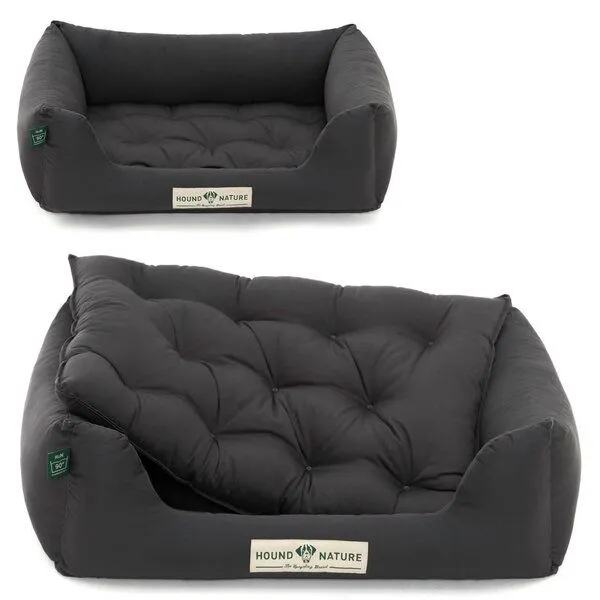 HOUND & NATURE HOUND & NATURE Öko Hundebett ZÜRICH, Grau, – Produktbild 3 von 6