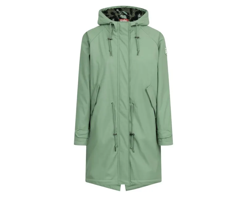 derbe derbe Winterjacke Derbe Friese Tidaholm Leo - Damen Parka, Grün, – Produktbild 1 von 5