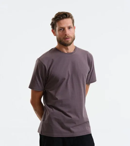 Gary Mash GARY MASH Herren Basic T-Shirt aus Biobaumwolle, Grau, – Produktbild 1 von 4