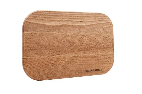 NATUREHOME NATUREHOME Schneidebrett Set, 4er Frühstücksbrettchen aus Buchenholz – 23 x 15 cm, handgefertigt, nachhaltig & robust, Holzbrett Küche – Produktbild 4 von 4