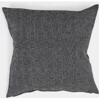 Dragolina Dragolina Kissenbezug- ca. 47x48cm mit Webstoffen der Pwo Karen, Anthrazit/schwarz, – Produktbild 1 von 1