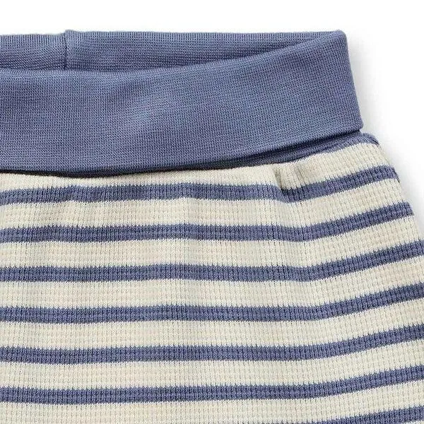 Sense Organics sense-organics Fairtrade Baby Pants von Sense Organics, Sjors, Blaugrau-weiß geringelt, – Produktbild 3 von 3