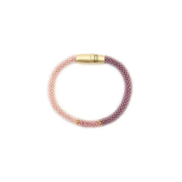 Sakiba Sakiba Armband Svelte Tricolor, Koralle-violett, – Produktbild 3 von 4