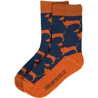 Fräulein Prusselise Kinder Socken Dackel orange Gr.23-26 – Produktbild 1 von 1