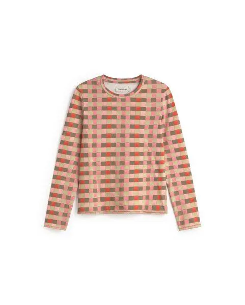 thinking mu thinking mu Brisa Longsleeve mit geometrischem Muster – Produktbild 2 von 4