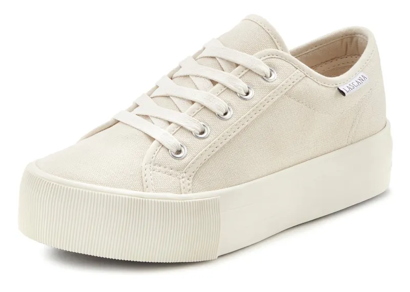 Lascana Sneaker beige, Beige, – Produktbild 2 von 3