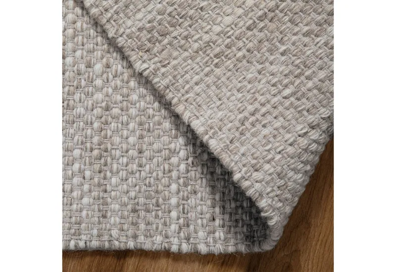 Steffensmeier Wollteppich Berlin, Rechteckig, Grau, – Produktbild 5 von 5