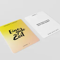 DEINE ZWEISAMKEIT DEINE ZWEISAMKEIT KARTENSPIEL "EINE GUTE ZEIT" | FÜR FREUNDE – Produktbild 1 von 1