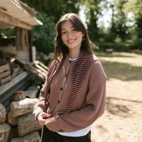 NORDLICHT NORDLICHT Grobstrick Rundhals Cardigan aus 100% Baumwolle ROMY – Produktbild 1 von 1