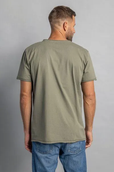 DIRTS dirts Vintage T-Shirt, Dusty olive, – Produktbild 4 von 4