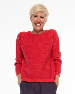 Alma & Lovis Alma & Lovis Leichter Strickpullover aus Organic Cotton | Seamless Knit Sweater – Produktbild 1 von 1