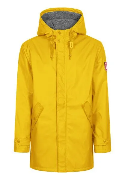 derbe derbe Regenjacke „Trekholm“, Yellow grey, – Produktbild 2 von 4
