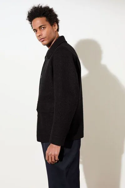 LangerChen LangerChen Field Jacket aus Techno Felt, Black (schwarz), – Produktbild 4 von 4
