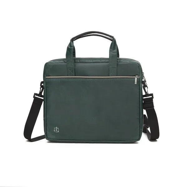 Smateria Smateria IKI Leader vegane handgefertigte Laptoptasche 15,6 Zoll, Grün, – Produktbild 1 von 4