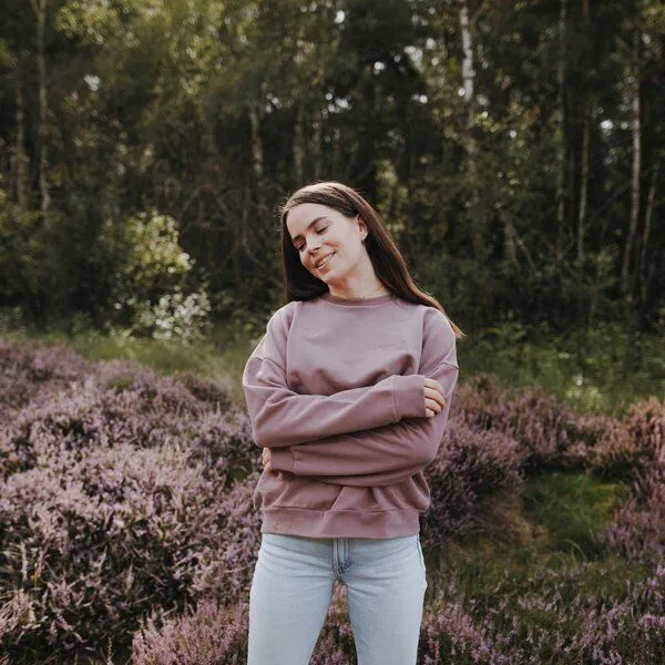 NORDLICHT NORDLICHT Damen Oversize Sweater aus Bio-Baumwolle JONNA, Rosa, – Produktbild 2 von 3