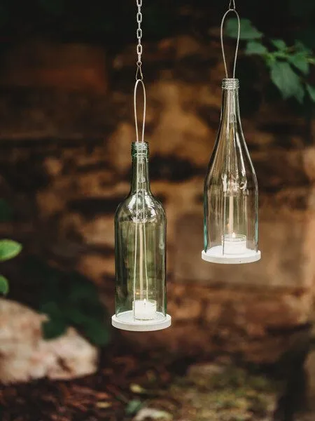 MaBe MaBe Hänge Windlicht - KLASSIK - schlicht, schön & nachhaltig - tolles Geschenk, Transparent, – Produktbild 1 von 4