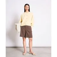 JAN N JUNE JAN N JUNE RELAXED CREWNECK CARDIGAN SIVIA GOTS, Buttermilk, – Produktbild 1 von 1