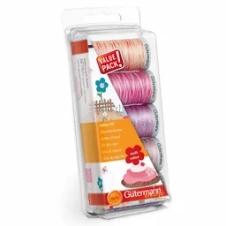 Gütermann Gütermann Nähfaden Set Cotton 30 rosa/lila 5x 300m – Produktbild 1 von 1