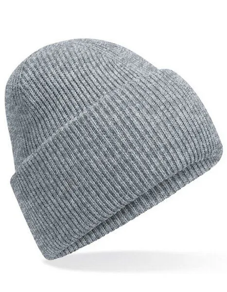 Beechfield Beechfield Damen / Herren Klassische Mütze mit tiefem Umschlag 30, Ash, – Produktbild 1 von 2