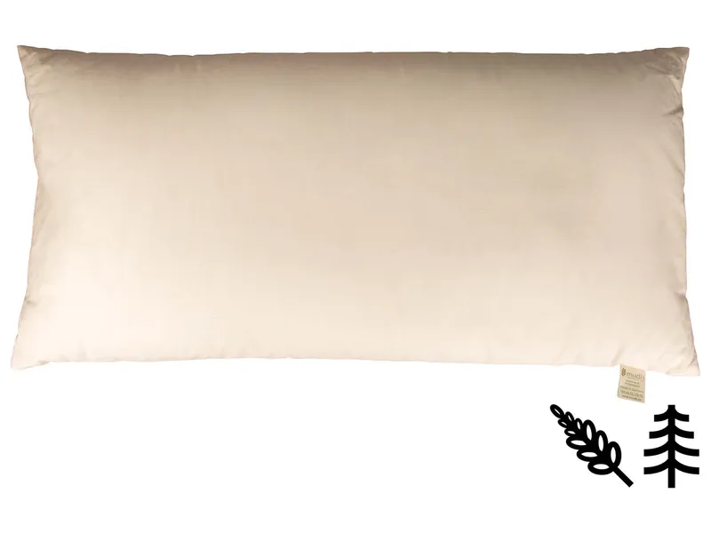 mudis mudis Kopfkissen 40 x 80 cm Hirseschalen/Zirbenholz – Produktbild 1 von 1