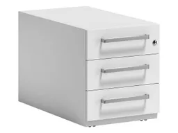 Bisley Bisley Rollcontainer "Note" mit Griff, 3 Schubladen T 77,5 cm verkehrsweiß – Produktbild 1 von 1